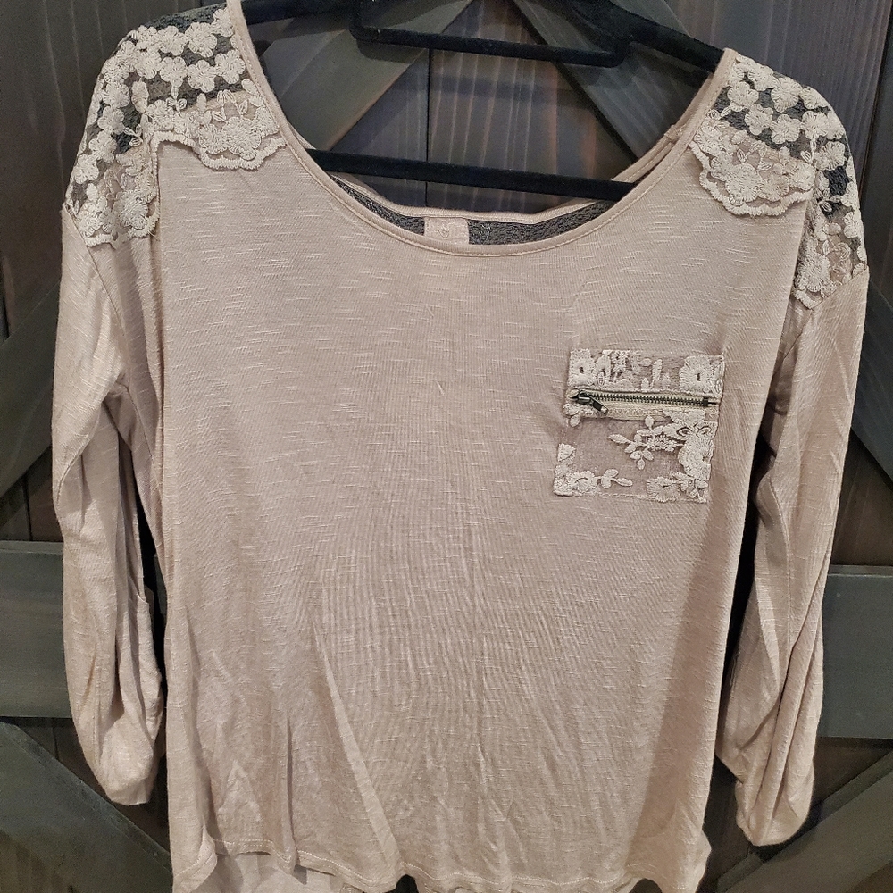 Dusty rose blouse